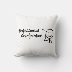 Almohada divertida para el pensador profesional