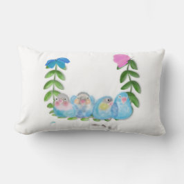 Almohada divertida para tu hogar, tórtolas