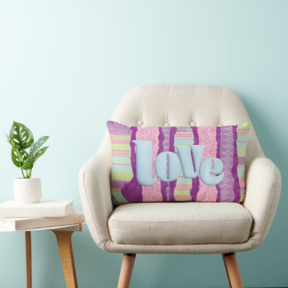Almohada divertida y elegante con estilo femenino