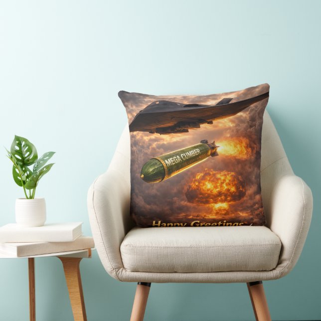 Almohada doble de lanzamiento del comerciante y me (Silla)