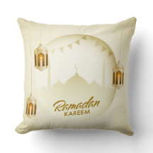 Almohada dorada de Ramadan Kareem