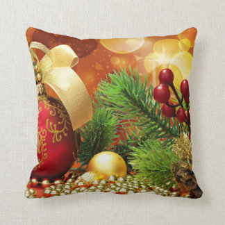 Almohada dual de la decoración del navidad