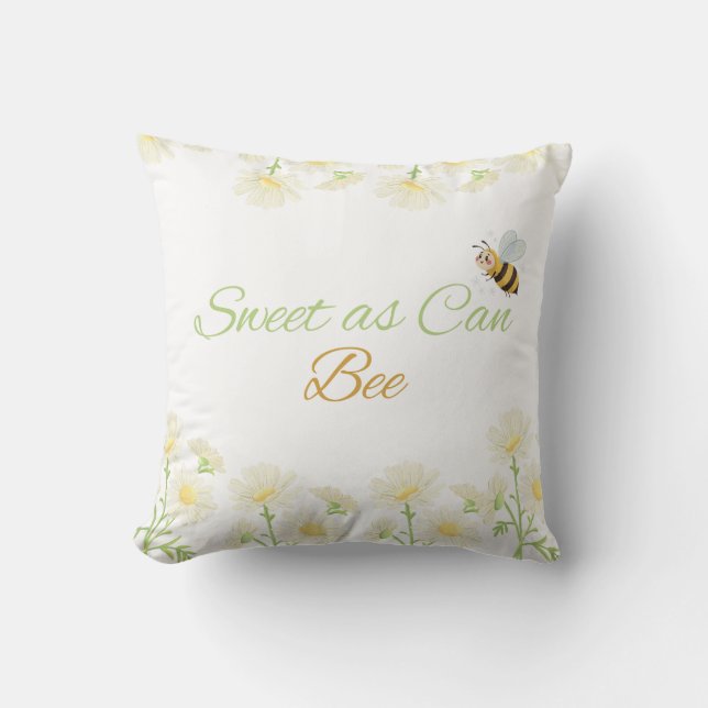 Almohada Dulce como una Abeja (Anverso)