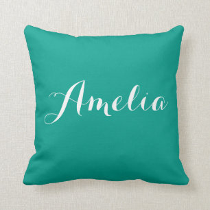 Almohada dulce del monograma de la escritura -