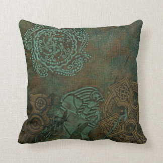 almohada egipcia del collage