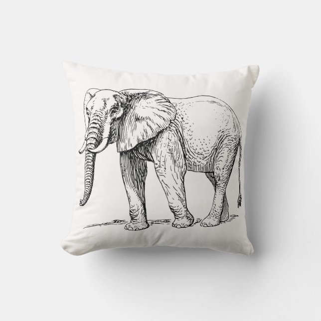 almohada elefante (Anverso)