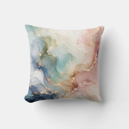 Almohada elegante abstracta de pasteles