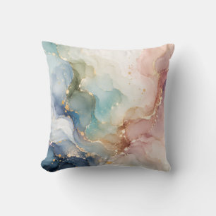 Almohada elegante abstracta de pasteles