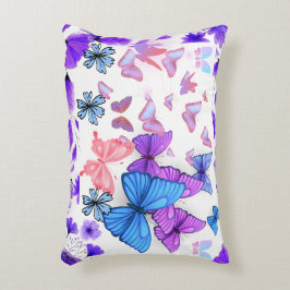 Almohada elegante con acento floral – Pa de flores