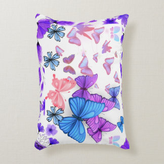 Almohada elegante con acento floral – Pa de flores