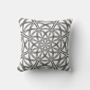 Almohada elegante con diseño abstracto moderno