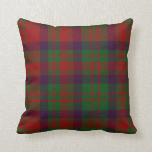 Almohada elegante de la tela escocesa de tartán d
