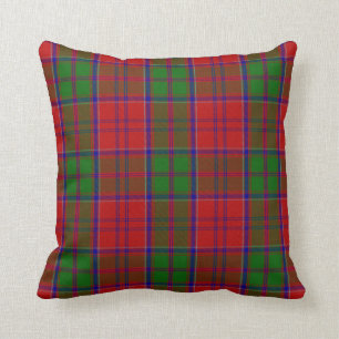 Almohada elegante de la tela escocesa de tartán d
