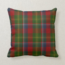 Almohada elegante de la tela escocesa de tartán de