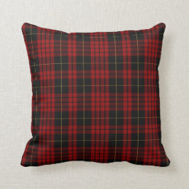 Almohada elegante de la tela escocesa de tartán de