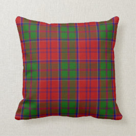 Almohada elegante de la tela escocesa de tartán de