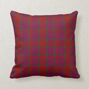 Almohada elegante de la tela escocesa de tartán de