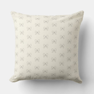 Almohada elegante de lazo para el Día de la Madre