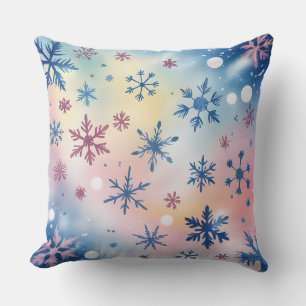 Almohada elegante de Navidad - Festejo de rojo y d