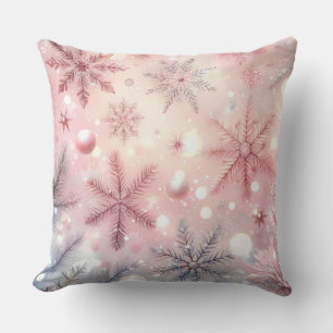 Almohada elegante de Navidad morada