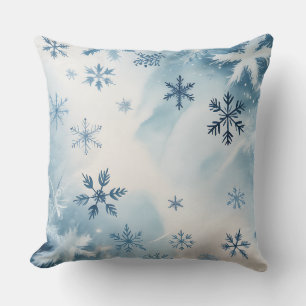 Almohada elegante de Navidad – Rojo y dorado festi