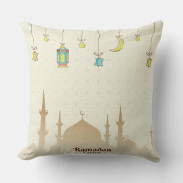 Almohada elegante de Ramadan Kareem