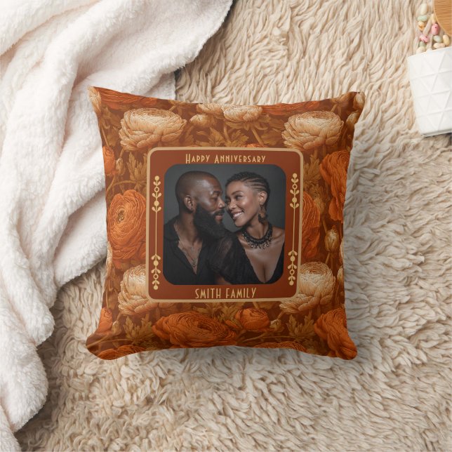 Almohada elegante de relación romántica  (Manta)