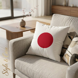 Almohada elegante minimalista inspirada en la band
