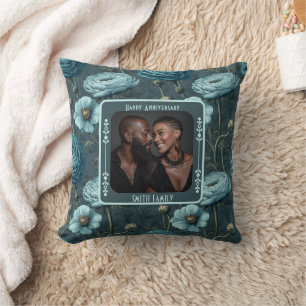 Almohada elegante para aniversario de boda 