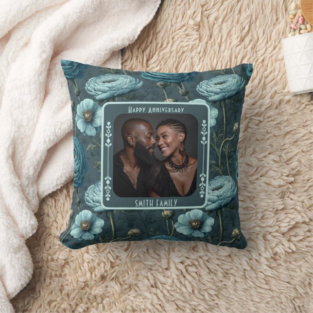 Almohada elegante para aniversario de boda  (Manta)