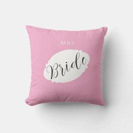 Almohada Elegante para la Novia – Regalo con Nombr