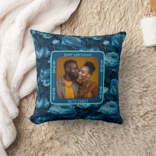 Almohada elegante para renovación de votos de pare