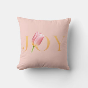 Almohada Elegante Tulipán Alegría Primavera