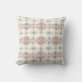 Almohada elegante vintage con volutas