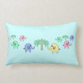 Almohada en colores pastel linda de los niños de
