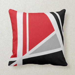 Almohada en estilo abstracto geométrico moderno