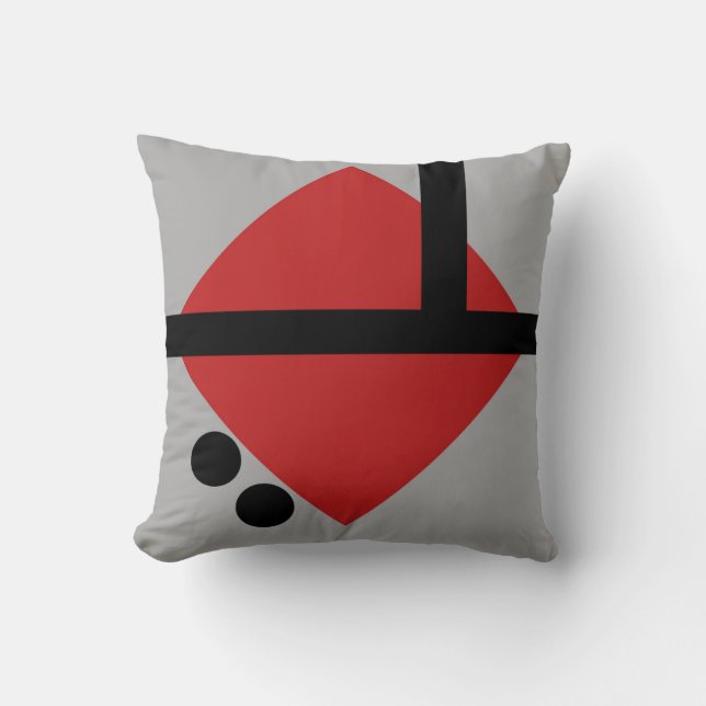 Almohada en estilo abstracto moderno (Anverso)