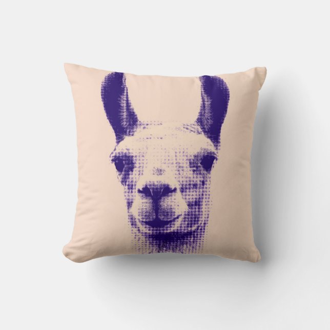 Almohada enrrollada de la llama (Anverso)
