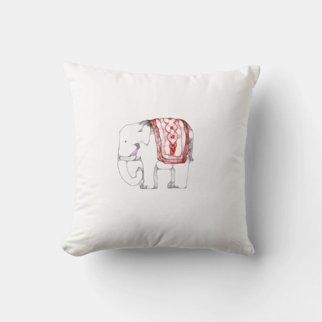 Almohada enrrollada del elefante (Anverso)