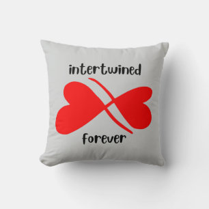 Almohada Entrelazados Para Siempre