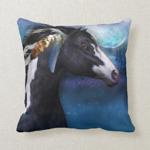Almohada equina del caballo del alcohol, arte de