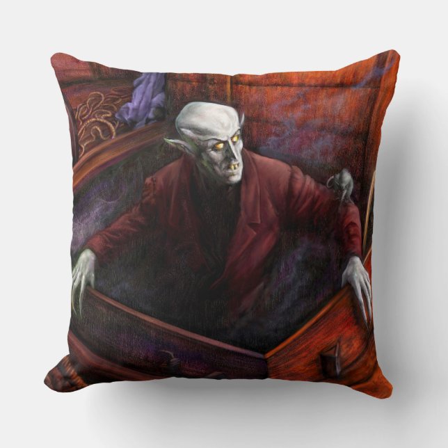 Almohada Escena Completa de Nosferatu Demeter (Anverso)