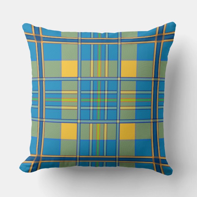 almohada escocesa de tartán de plaid (Anverso)