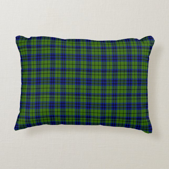 Almohada escocesa del tartán de Dickson (Reverso)