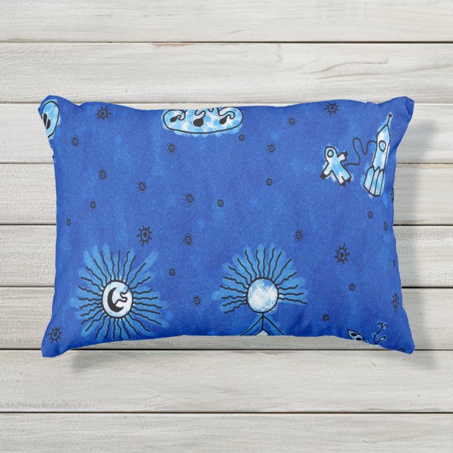 almohada espacial (Anverso)
