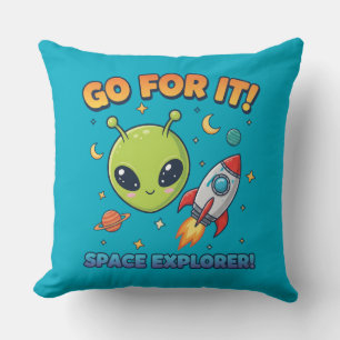 Almohada Espacial de Alien Adorable - ¡Vamos Explo
