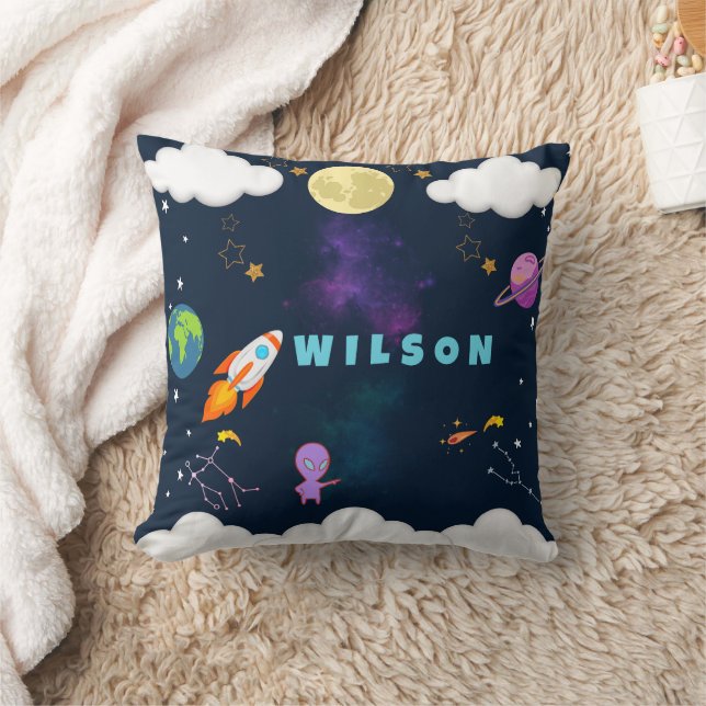 Almohada Espacial Personalizada para Niños (Manta)