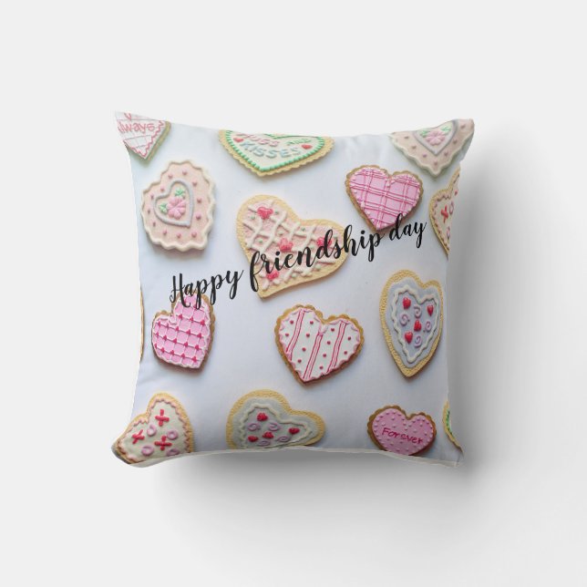 Almohada especial día de la amistad (Anverso)