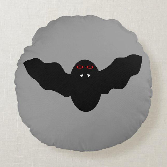 Almohada espeluznante de murciélago vampiro de Hal (Anverso)