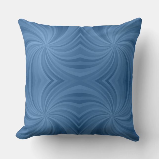 almohada espiral azul (Anverso)